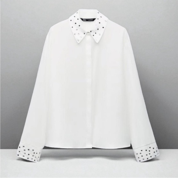 NWT Zara🎄Shirt with Studded Details SIZE S
🚨FIRM PRICE NO DISCOUNT - Picture 8 of 10